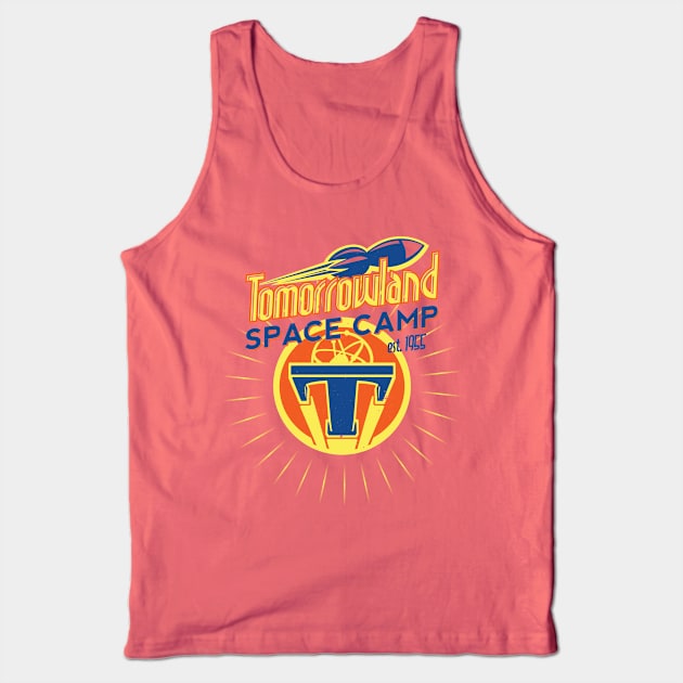 Tomorrowland Space Camp Tank Top by Shapooda